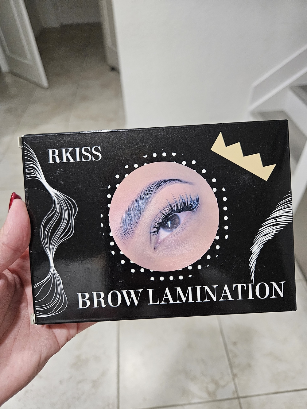 Kiss Brow Lamination Kit - Black & Pink Accent